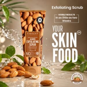 Vibrant Beauty Almond Exfoliating Scrub (200ml)