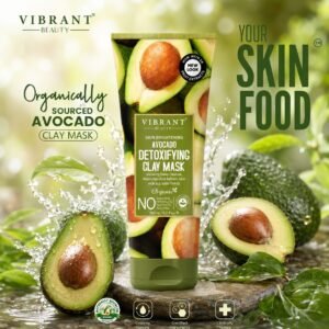 Vibrant Beauty Avocado Detoxifying Clay Mask (200ml)