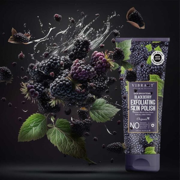 Vibrant Beauty Blackberry Exfoliating Skin Polish (175ml)