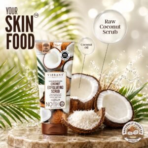 Vibrant Beauty Coconut Exfoliating Scrub (200ml)