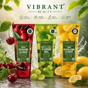 Vibrant Beauty Face Cleansers Deal (Pack of 3) 200ml Each
