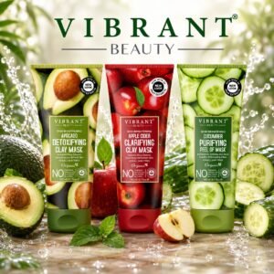 Vibrant Beauty Face Masks Deal (Pack of 3)