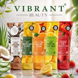 Vibrant Beauty Premium Essentials Facial Kit (Pack of 5)