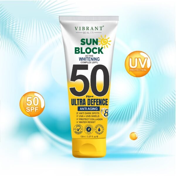 Vibrant Beauty Sunblock Ultra Defense Deal (Pack of 4) 150ml Each - Image 2