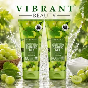 Vibrant Beauty Grapes & Yogurt Cleansing Milk (200ml) Combo Pack