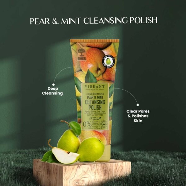 Vibrant Beauty Pear & Mint Cleansing Polish (200ml)