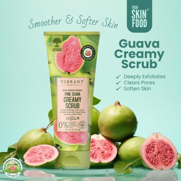 Vibrant Beauty Pink Guava Creamy Scrub (200ml)