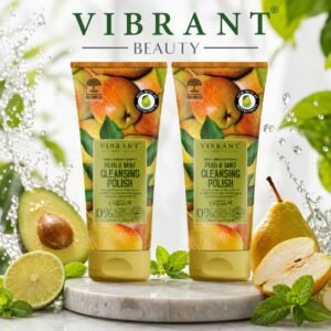 Vibrant Beauty Pear & Mint Cleansing Polish (200ml) Combo Pack