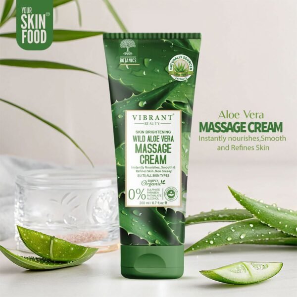 Vibrant Beauty Wild Aloe Vera Massage Cream1