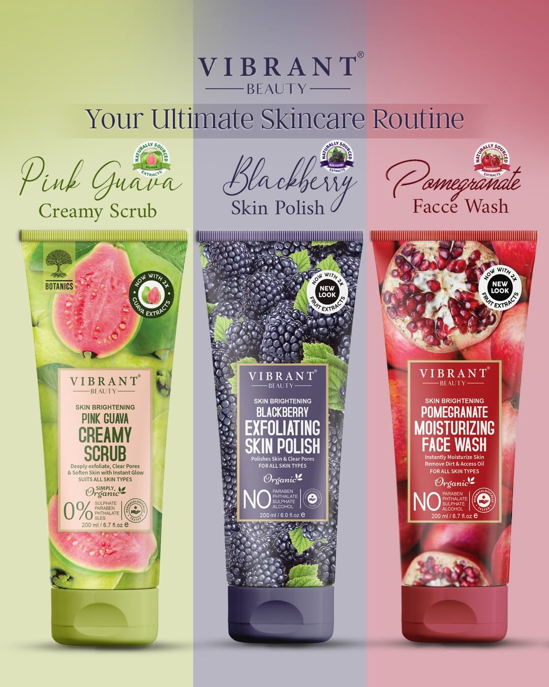 Vibrant Beauty Ultimate Skincare Routine (Pack of 3)