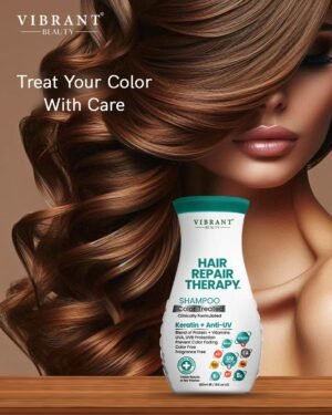 Vibrant Beauty Hair Repair Therapy Shampoo Color Treated Keratin + Anti-UV (400ml)