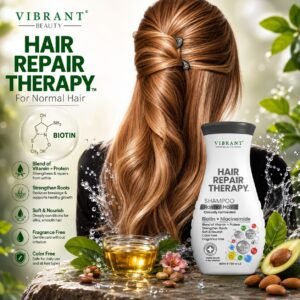 Vibrant Beauty Hair Repair Therapy Shampoo Normal Hair (Biotin + Niacinamide) (400ml)