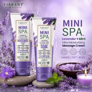 Vibrant Beauty Mini Spa Massage Cream + Soak (200ml)