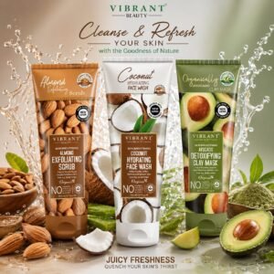Vibrant Beauty Organic Essence Facial Kit (200ml) Pack of 3