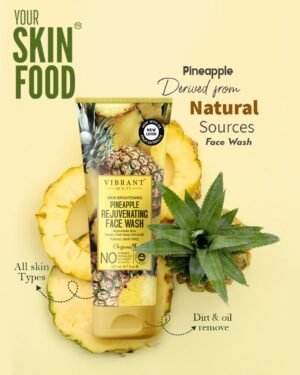 Vibrant Beauty Pineapple Rejuvenating Face Wash (100ml)