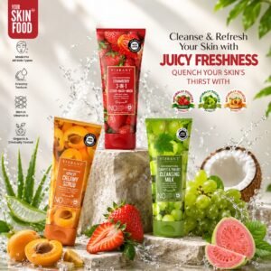 Vibrant Beauty Strawberry Silk Facial Kit (200ml) Pack of 3