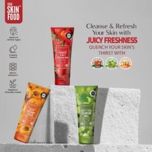 Vibrant Beauty Strawberry Silk Facial Kit (200ml) Pack of 3